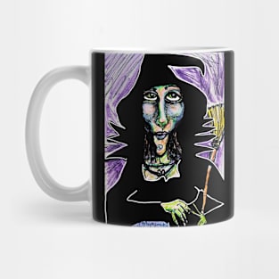 A Witch Getting ready for the season Mug